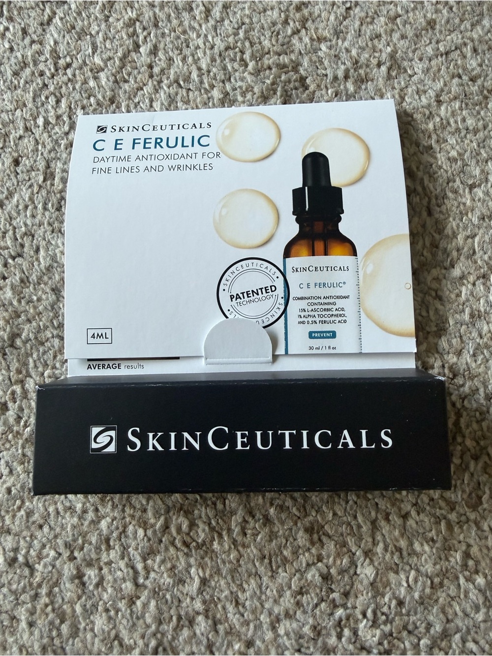 NEW SkinCeuticals C E Ferulic® with 15% L-Ascorbic Acid, 4ml Travel size